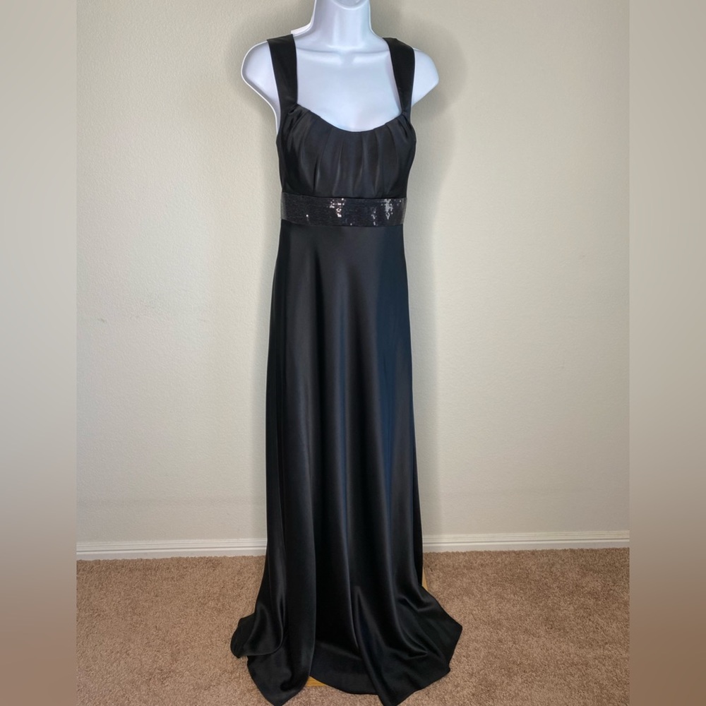Black Calvin Klein Black Evening Gown Size 4 - Picture 2 of 8